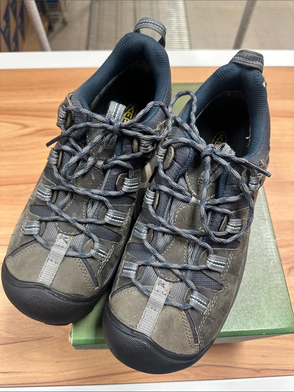 Minor Damage Brand New, Men's Keen TargheeTrail Sneakers in Midnight Navy